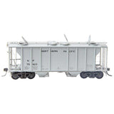 PS-2 2-Bay Covered Hopper - Ready to Run -- Northern Pacific #75423 (gray, black)-3