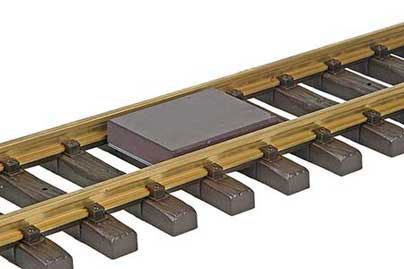 Uncoupler-Magnetic -- Between the Rails Mount for O 2-Rail-2