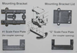 Conversion Packet -- For Mounting #820 or 830 On Aristo-Craft GE U25B Locos, Less Couplers-1