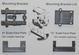Conversion Packet -- For Mounting #820 or 830 On Aristo-Craft GE U25B Locos, Less Couplers-2