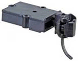 AAR Type E Knuckle Couplers w/Draft Gear Box 1 Pair -- Straight Shank w/Body Mount Box-1