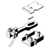 #918 Type E Straight Centerset Shank Long Coupler -- 1 Pair with Body Mount Gearboxes-3