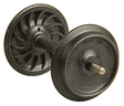 Ribbed-Back Metal Wheelsets -- 33" Diameter for 1/29 Scale or 36" for 1/32 (#1) Scale (black) 1 Set-1