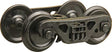 A.S.F. 100-Ton Roller Bearing Trucks -- 1 Pair