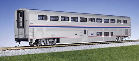 Siemens ALC-42 Charger & 3 Cars Train-Only Set - DCC -- Amtrak #302, Sleeper, Coach, Coach-Baggage-2