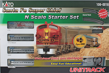 Santa Fe Super Chief Starter Set -- Santa Fe (silver)-1