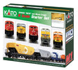 GE ES44AC GEVO Mixed Freight Starter Set -- Canadian Pacific (Loco, 6 Cars; Unitrack M1 Basic 4-1/2x2' Oval, Power Pack)