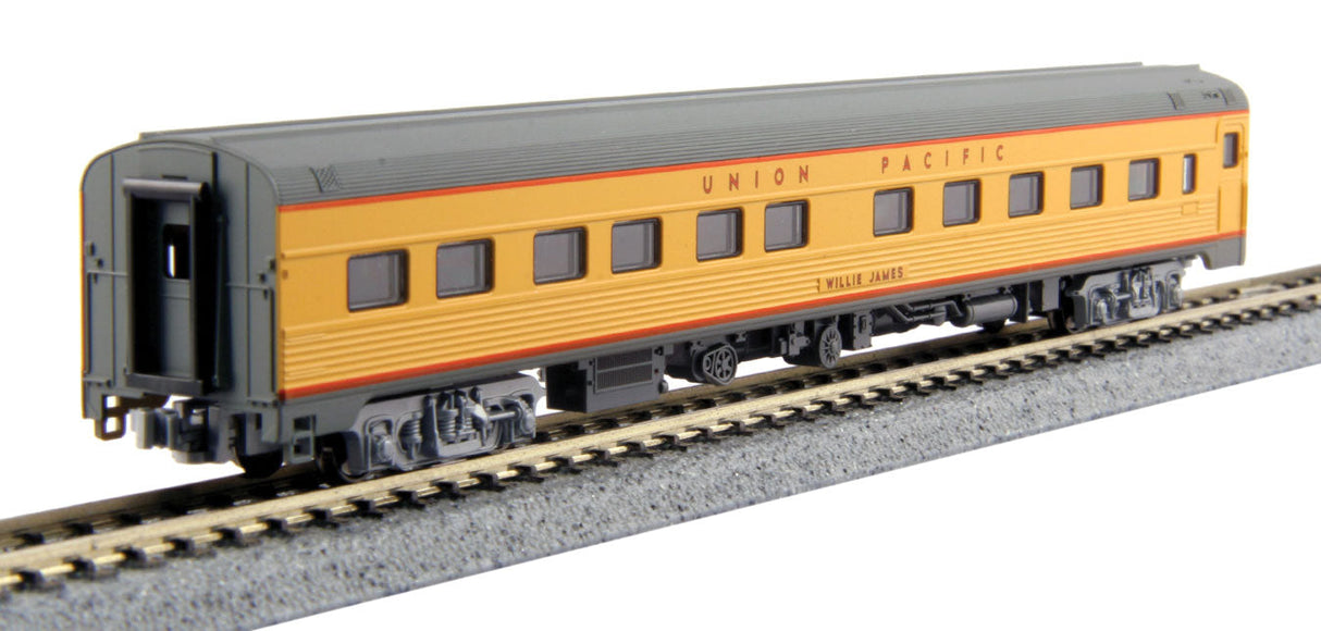 Union Pacific Excursion Train 7-Car Set - Ready to Run -- Union Pacific (Armour Yellow, gray red)-2
