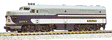 Silver Streak Zephyr Train-Only Set - Standard DC with Interior Lights -- Chicago, Burlington & Quincy (silver)-1