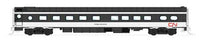 CN Transcontinental 7-Car Passenger Set with Interior Lighting - Ready to Run -- Canadian National (1960s; black, white, red; CN Noodle Logo)