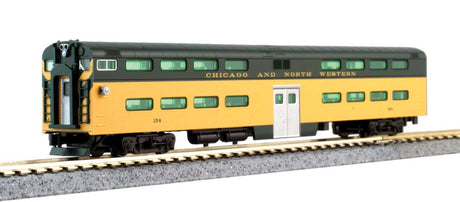 CNW "400" EMD E8A and 5-Car Train-Only Set - LokSound, Lighting and DCC -- Chicago & North Western (yellow, green)-6