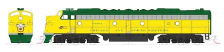 CNW "400" EMD E8A and 5-Car Train-Only Set - LokSound and DCC -- Chicago & North Western (yellow, green)-1