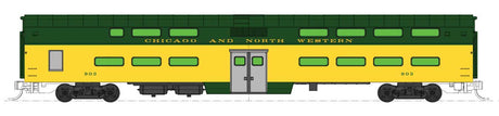 CNW "400" EMD E8A and 5-Car Train-Only Set - LokSound and DCC -- Chicago & North Western (yellow, green)-2