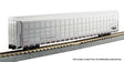 Aluminum Enclosed Auto Carrier 4-Pack - Ready to Run -- Canadian Pacific #546014, 546056, 546128, 546274 (silver, black)
