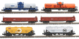 Mixed Freight 6-Car Set - Ready to Run