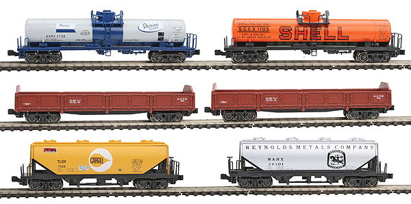 Mixed Freight 6-Car Set - Ready to Run