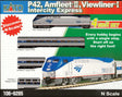 Amfleet & Viewliner Intercity Express Train-Only Set - Sound and DCC -- Amtrak GE P42, Amfleet Coach, Cafe & Viewliner Sleeper (Phase VI)
