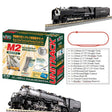 Union Pacific 4-8-8-4 Big Boy & 4-8-4 FEF-3 Starter Set - Standard DC -- Locos, M2 unitrack Oval with Siding, Power Pack SX