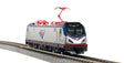 Siemens ACS-64 Electric - Standard DC -- Amtrak #648 (silver, blue, red; Travelmark Logo)