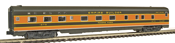 Sleeper -- Great Northern (orange & green)