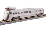 Jet Powered RDC - Sound and DCC - Interior Lights -- New York Central #M-497 (Black Beetle, stainless, black, gray)-3