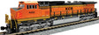 GE C44-9W - Standard DC -- Kansas City Southern #4400 (Ex-BNSF Patch, orange, black, yellow, KCS Logo)