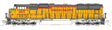 EMD SD70M w/Standard Flat Radiators - Standard DC -- Union Pacific #4015 (Excursion Scheme; Armour Yellow, gray, green)