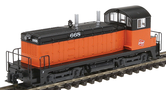 EMD NW2 - Standard DC -- Milwaukee Road #668