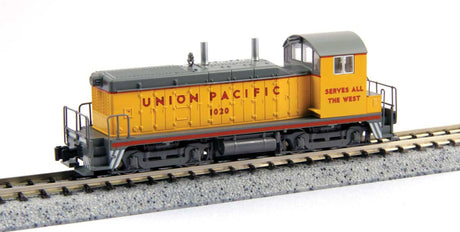 EMD NW2 - Standard DC -- Union Pacific #1032 (Armour Yellow, gray, red, silver)