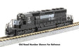 EMD SD40-2 Early Production - Standard DC -- Norfolk Southern #6111 (black, white)