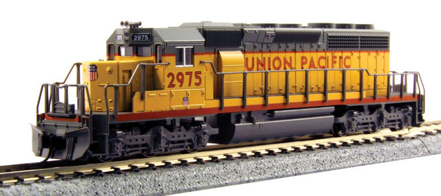 EMD SD40-2 Early Production - Standard DC -- Union Pacific #3218 (Armour Yellow, gray, red Frame Stripe, Large Lettering)
