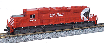 Diesel EMD SD40-2 Powered "Snoot Nose" -- Canadian Pacific #5904 (Multi-Mark)