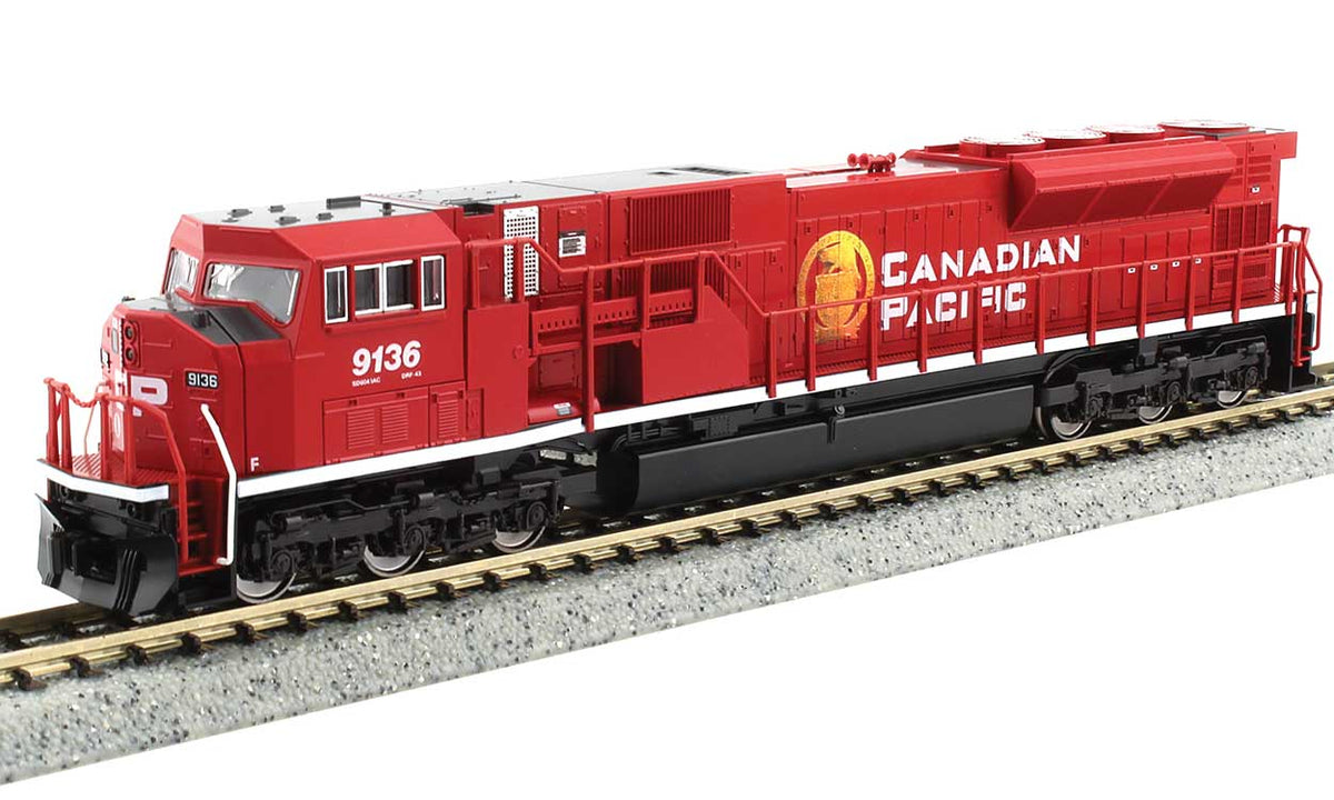 EMD SD90/43MAC - Standard DC -- Canadian Pacific #9136 (red, white, gold)