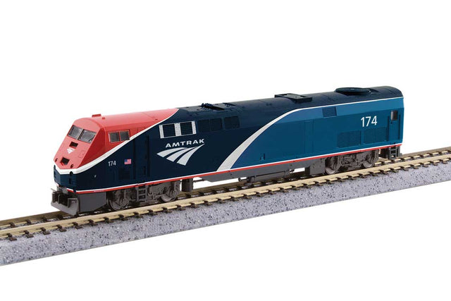 GE P42 Genesis - Sound and DCC -- Amtrak Phase VII #174 (Phase VII, blue, red, white)