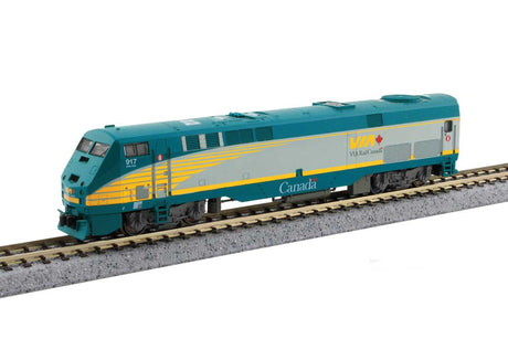 GE P42 Genesis - Sound and DCC -- VIA Rail Canada #917 (gray, teal, yellow)