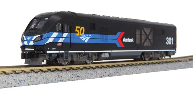 Siemens ALC-42 Charger - Standard DC -- Amtrak #301 (Day One Scheme, 50th Anniversary; black, blue, red, white)