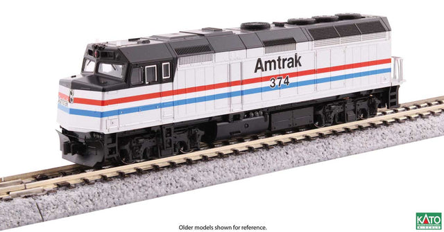EMD F40PH As-Built Version - Sound and DCC -- Amtrak #405 (Phase III, silver, red, white, blue)