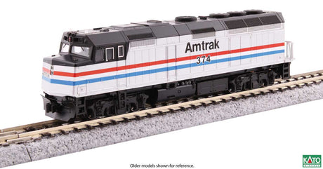 EMD F40PH As-Built Version - Standard DC -- Amtrak #405 (Phase III, silver, red, white, blue)