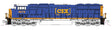 EMD SD70M with Flat Radiators - Standard DC -- CSX #4697 (blue, yellow, Boxcar Logo)