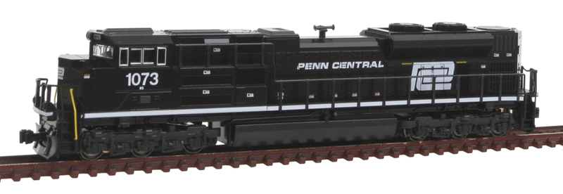 EMD SD70ACe w/Norfolk Southern Details - Standard DC -- Norfolk Southern #1073 (Penn Central Heritage Scheme, black)-1