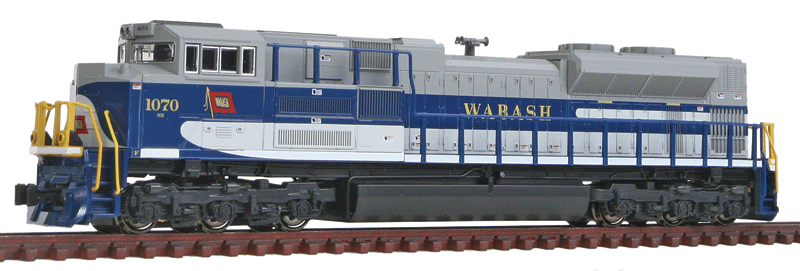 EMD SD70ACe w/Norfolk Southern Details - Standard DC -- Norfolk Southern #1070 (Wabash Heritage Scheme; blue, gray, white)-1
