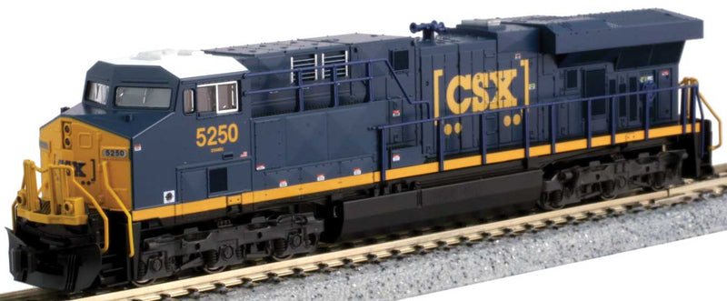 GE ES44AC GEVO - LokSound and DCC -- CSX 5250 (blue, yellow, white, Boxcar Logo)