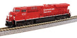 GE ES44AC GEVO - Standard DC -- Canadian Pacific #8701 (red, white)