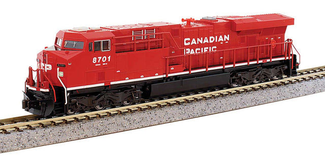 GE ES44AC GEVO - Standard DC -- Canadian Pacific #8701 (red, white)
