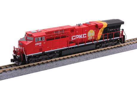 GE ES44AC GEVO - DCC -- Canadian Pacific Kansas City CPKC KCS #4805 (red, black, yellow)
