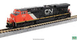 GE ES44AC GEVO - Standard DC -- Canadian National #2828 (black, red, white; Website Logo)