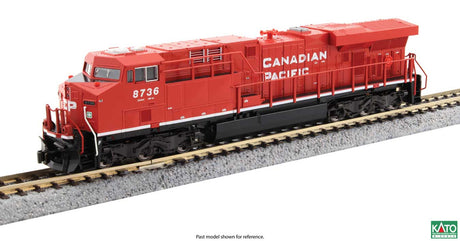 GE ES44AC GEVO - DCC -- Canadian Pacific #8710 (red, white, No Beaver Logo)