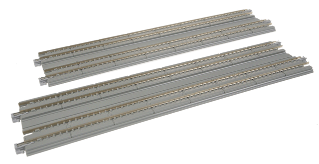 Straight Double Concrete Slab Track - Unitrack -- 9-3/4"  24.8cm pkg(2)