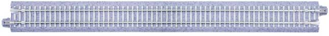Straight Roadbed Track Section - Concrete Ties - Unitrack -- 9-3/4"  24.8cm pkg(4)