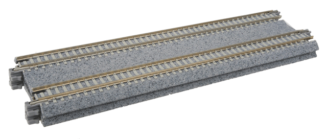 Concrete Tie Double Track Straight -- 7-5/16"  186mm pkg(2)
